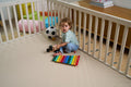 The Playroom | Baby Playpen With Mat | 5' x 7' Playpen & Mat Combo | Taupe Mat | Oat Playpen Bundle | Extra Large Play Pen, Baby-proof, Easy To Clean image 0