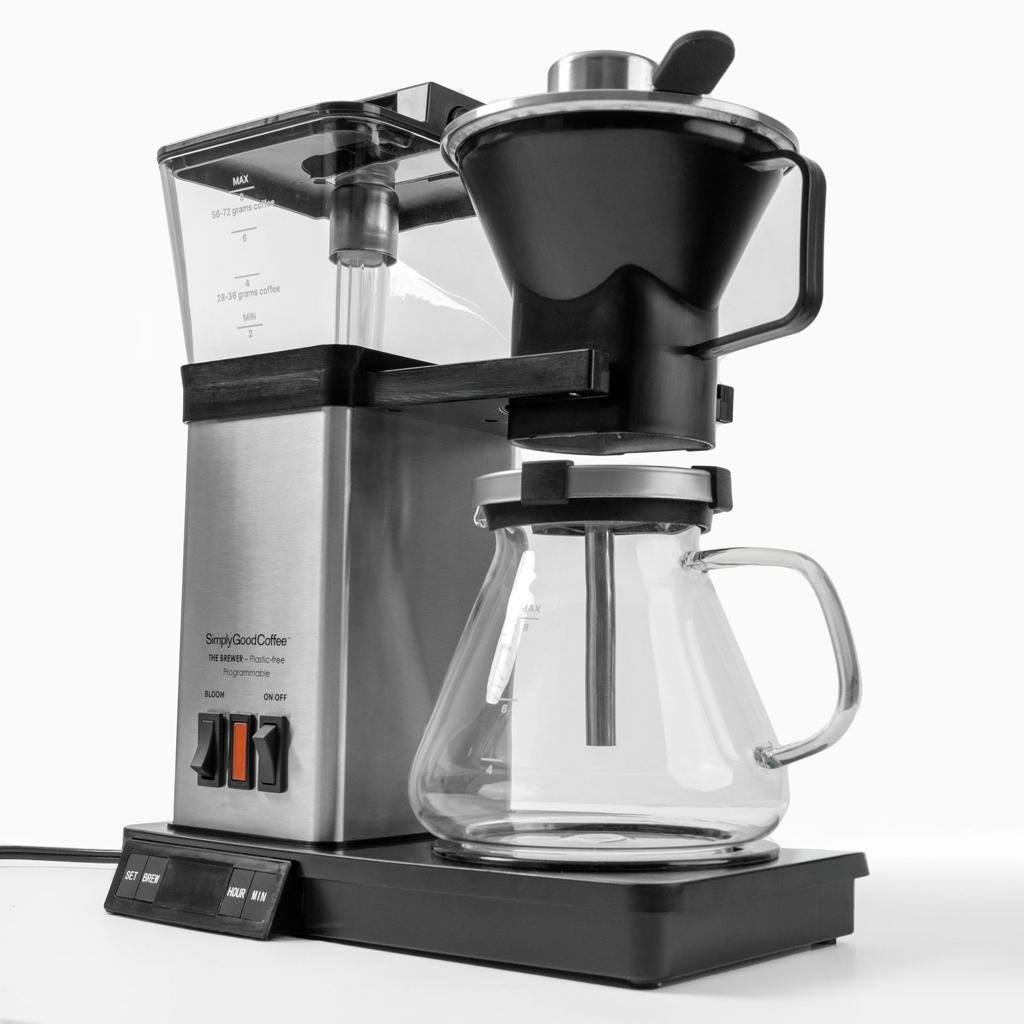 Simply Good Coffee The Brewer Plastic-Free Programmable 8-Cup Automatic Drip Coffee Maker image 0