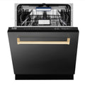 ZLINE Autograph Edition 24" Stainless Steel Handle Rack Top Touch Control Dishwasher image 0