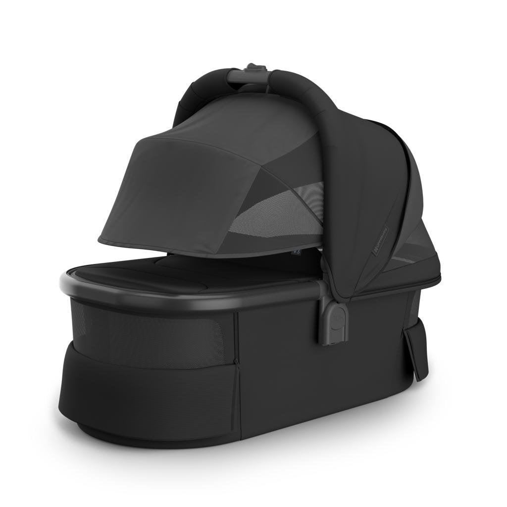 UPPAbaby CRUZ V3 Stroller + Bassinet Bundle - Jake (Charcoal) | 50 lb Seat, Bassinet V3, Overnight Sleep, UPF 50+, Air Mesh Mattress image 2