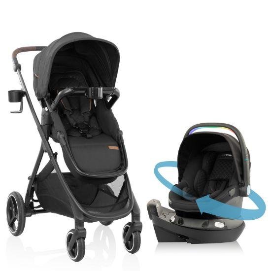 Evenflo Shyft Intuiti+ Travel System featuring Revolve180 LiteMax NXT with SensorySoothe image 1
