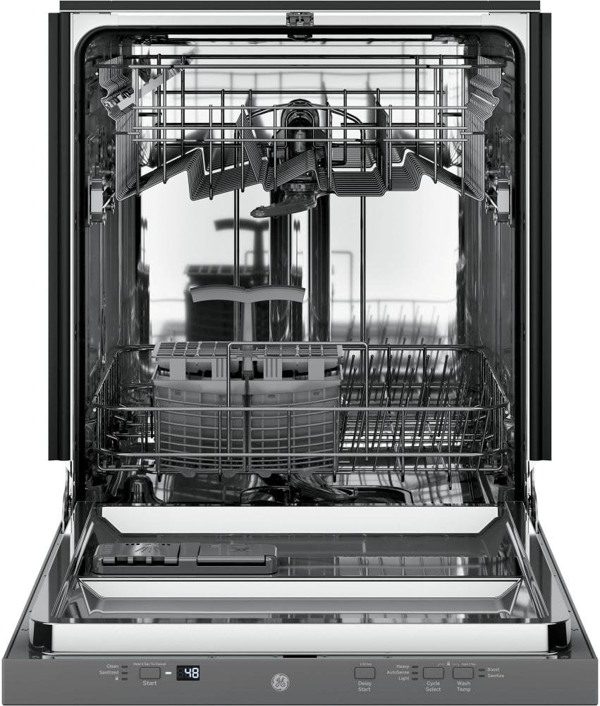 GE ADA Compliant Stainless Steel Interior Panel-Ready Dishwasher with Sanitize Cycle image 0