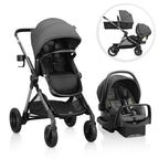 Evenflo Pivot Xpand Modular Travel System with LiteMax Infant Car Seat image 0