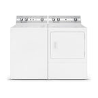Speed Queen Side-by-Side Top Load Washer and Electric Dryer Set in White spwadrew4000 image 0