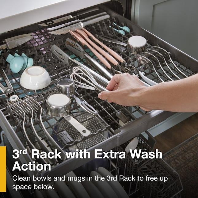 Whirlpool 24-Inch Top Control Dishwasher with Total Coverage Wash and Auto Open Air Dry In Fingerprint Resistant Stainless Steel image 2