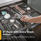Whirlpool 24-Inch Top Control Dishwasher with Total Coverage Wash and Auto Open Air Dry In Fingerprint Resistant Stainless Steel image 2
