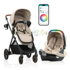 Evenflo Shyft Intuiti+ Travel System featuring Revolve180 LiteMax NXT with SensorySoothe image 0