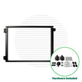 Cable Bullet, Signature Classic Gate, Flat 36" Height Width Stainless And Aluminum image 0