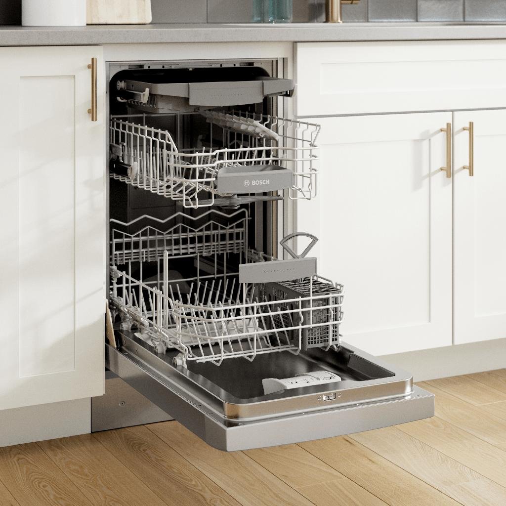 Bosch 800 Series 18" Built-In Dishwasher spe68c75uc image 2