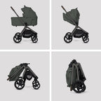 Silver Cross Breez Compact Stroller + Folding Bassinet Bundle image 1