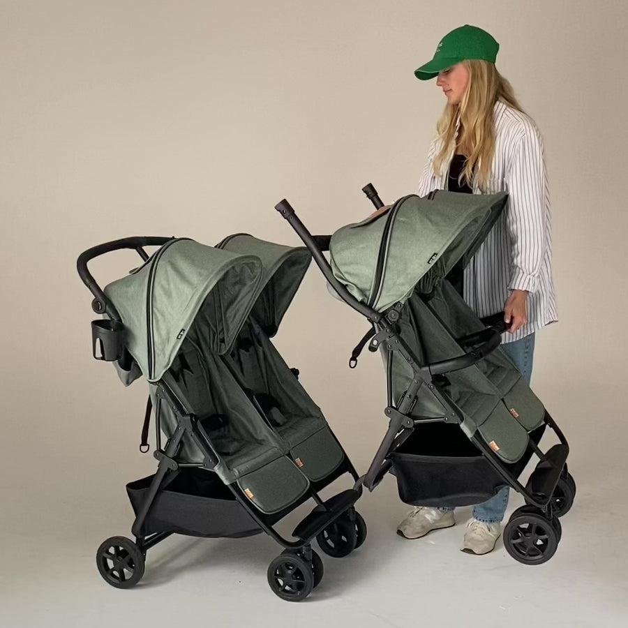 Zoe Tribe: Compact Quad Stroller Forest image 1