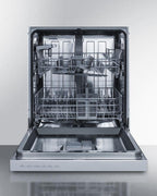Summit 24" Wide Built-In Dishwasher dw2435ssada image 1