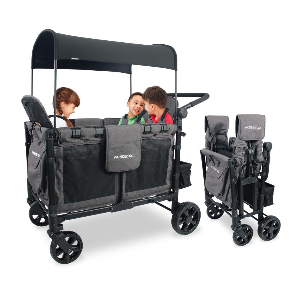 Wonderfold W4 Elite Quad Stroller Wagon image 1
