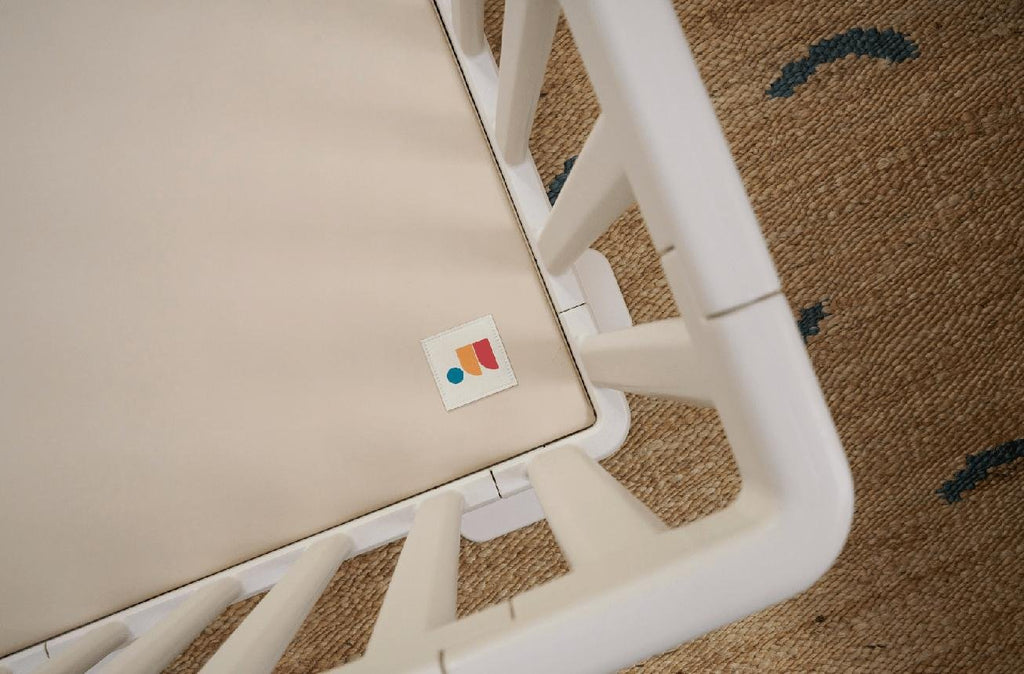 The Playroom | Baby Playpen With Mat | 5' x 7' Playpen & Mat Combo | Taupe Mat | Oat Playpen Bundle | Extra Large Play Pen, Baby-proof, Easy To Clean image 1