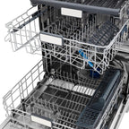 ZLINE Autograph Edition 24" Stainless Steel Handle Rack Top Touch Control Dishwasher image 1