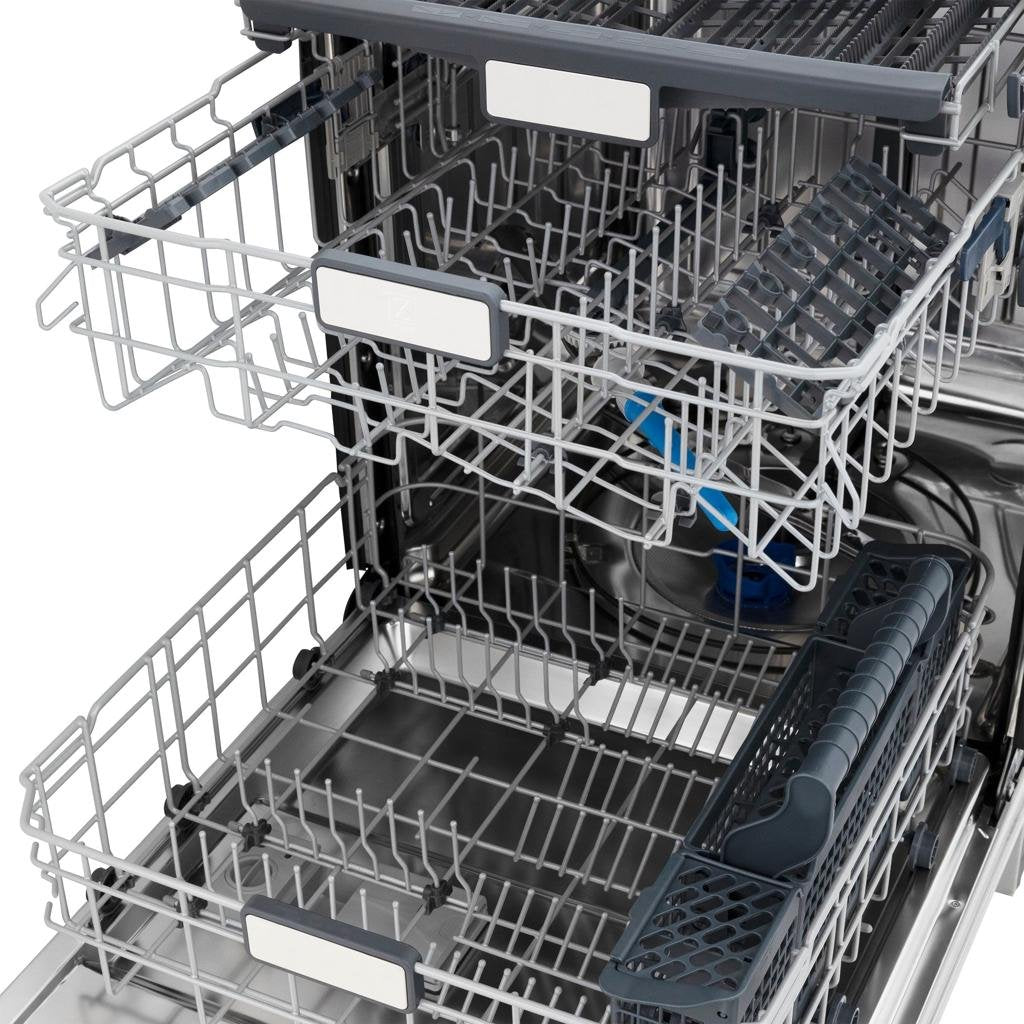ZLINE Autograph Edition 24" Stainless Steel Handle Rack Top Touch Control Dishwasher image 1