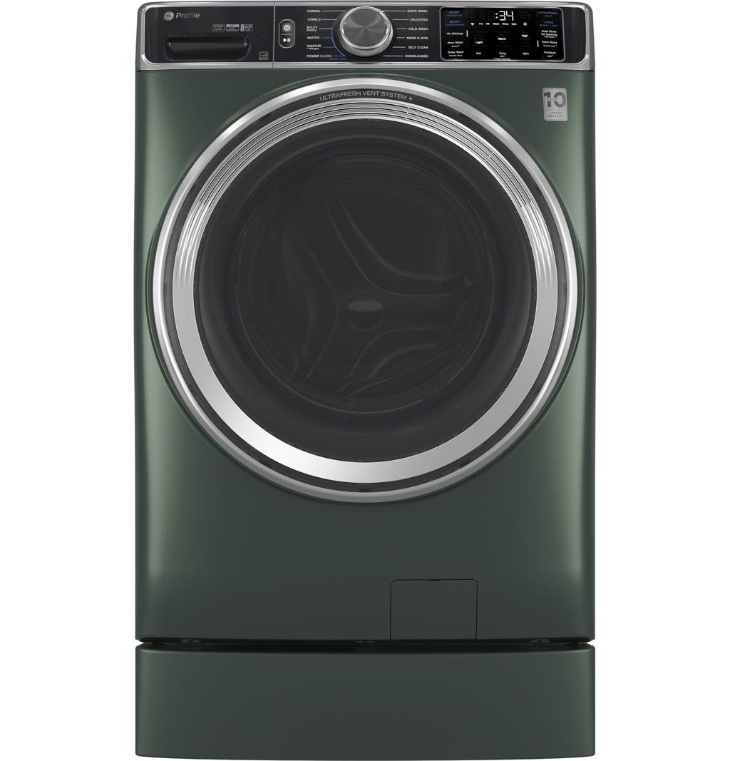 GE Profile 5.5 Cu. Ft. Smart Front Load Washer with UltraFresh Vent image 1